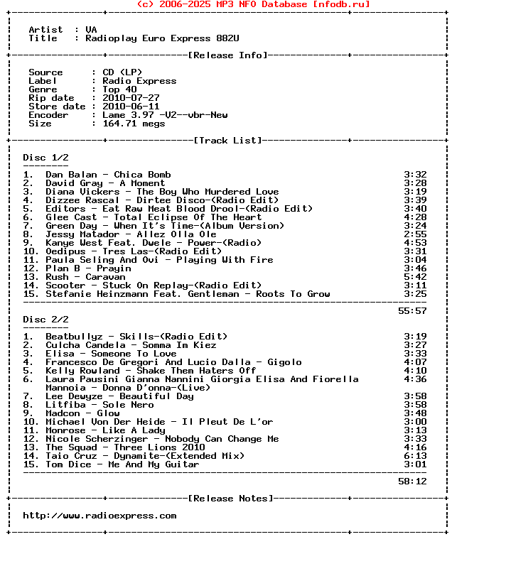 VA-Radioplay_Euro_Express_882U-2CD-2010