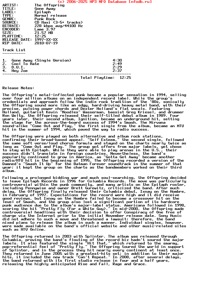 The_Offspring-Gone_Away-(CDM)-1997-HiTS_iNT