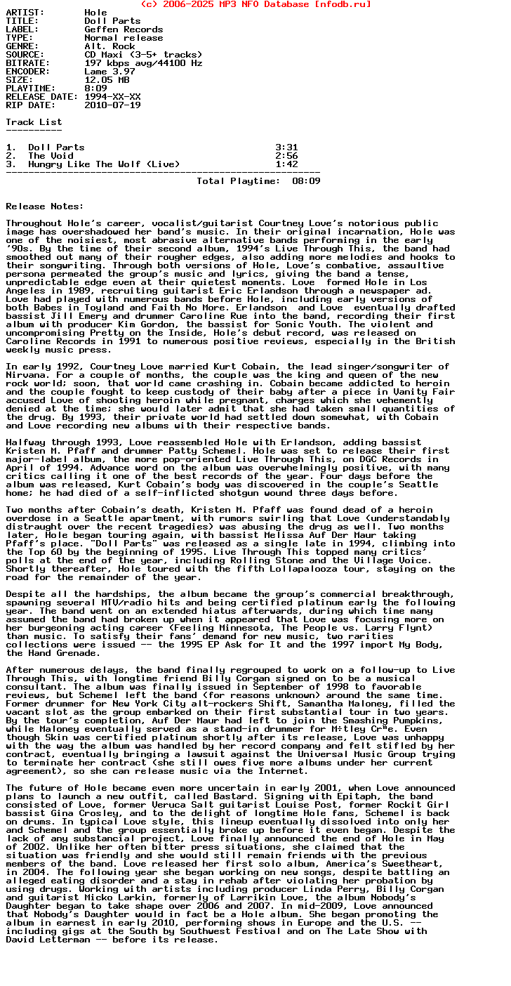 Hole-Doll_Parts-(CDM)-1994-HiTS_iNT