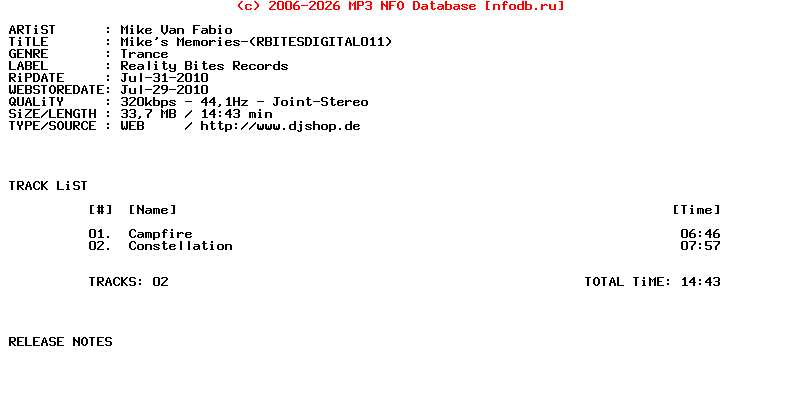 Mike_Van_Fabio-Mikes_Memories-(RBITESDIGITAL011)-WEB-2010-VOiCE