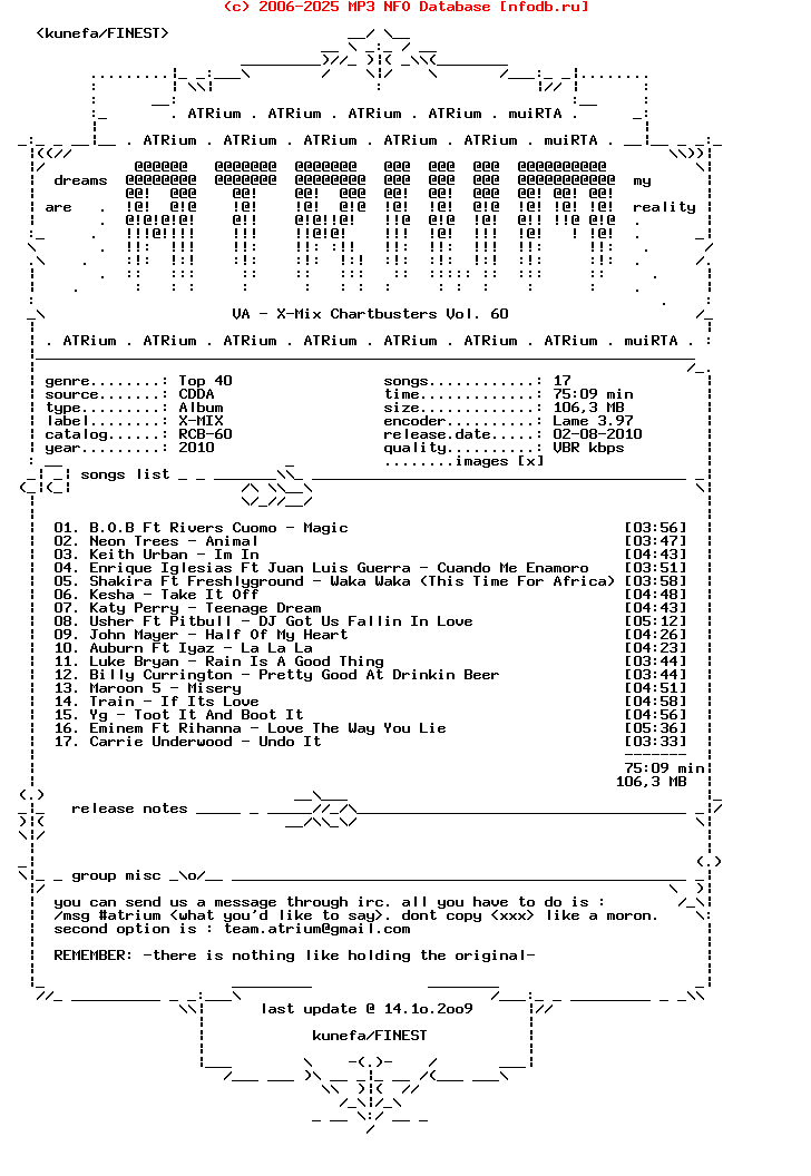 VA_-_X-Mix_Chartbusters_Vol._60-2010-ATRium
