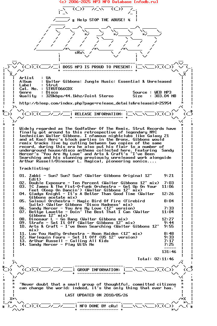 VA-Walter_Gibbons_Jungle_Music_Essential_And_Unreleased_Remixes_1976-1986-(STRUT)-WEB-2010