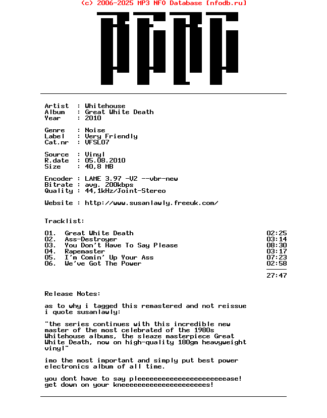 Whitehouse-Great_White_Death-Remastered-Lp-2010-BERC
