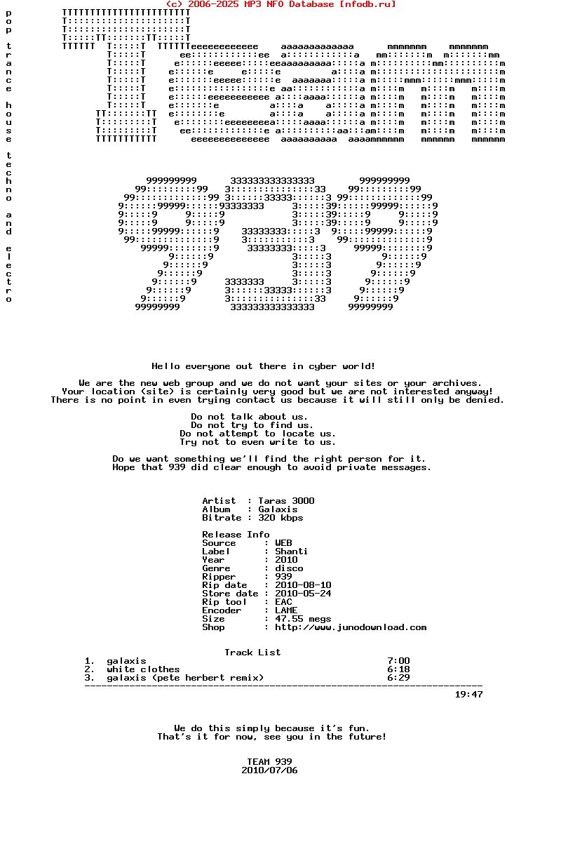 Taras_3000-Galaxis-2010