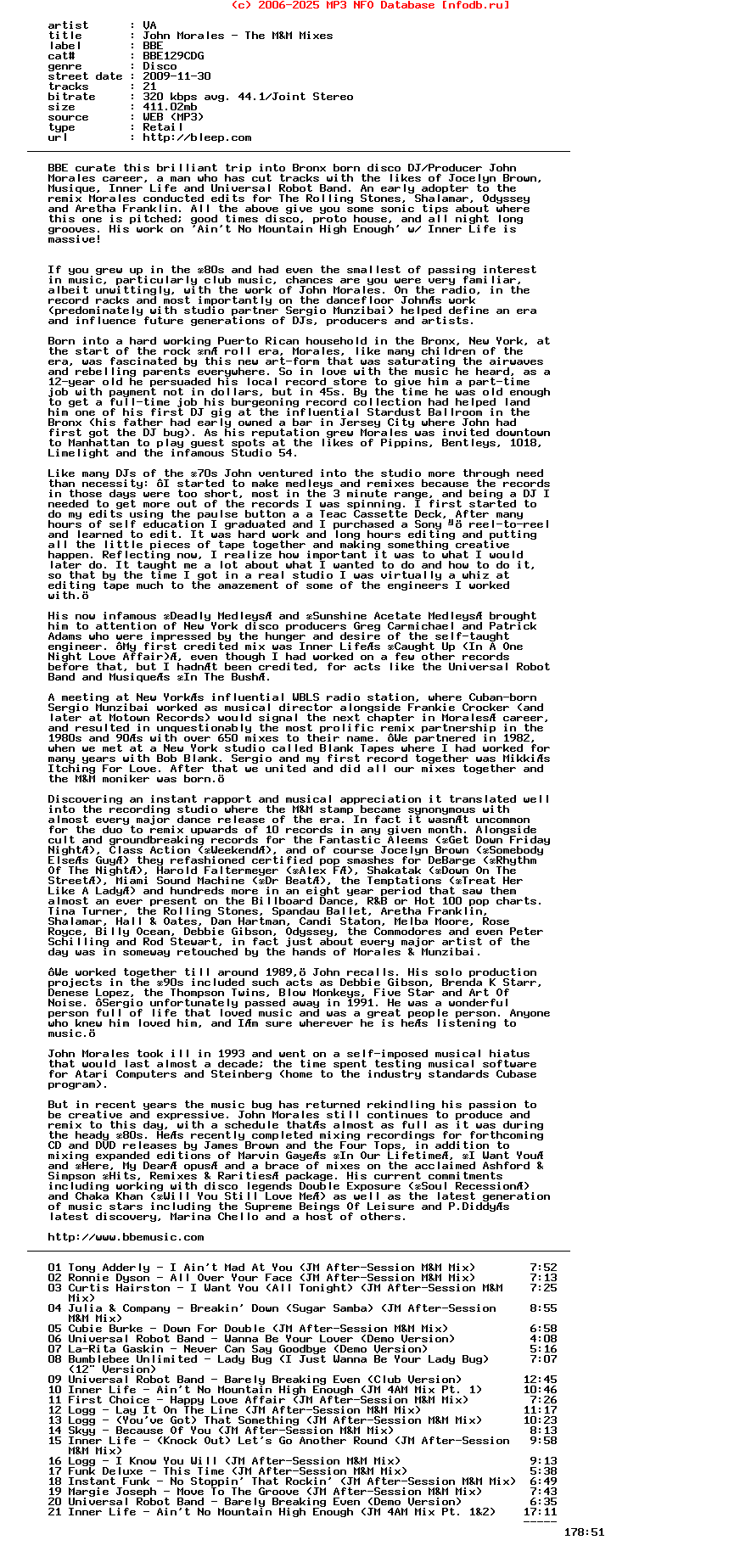 VA-John_Morales_-_The_M_And_M_Mixes-(BBE129CDG)-WEB-2009