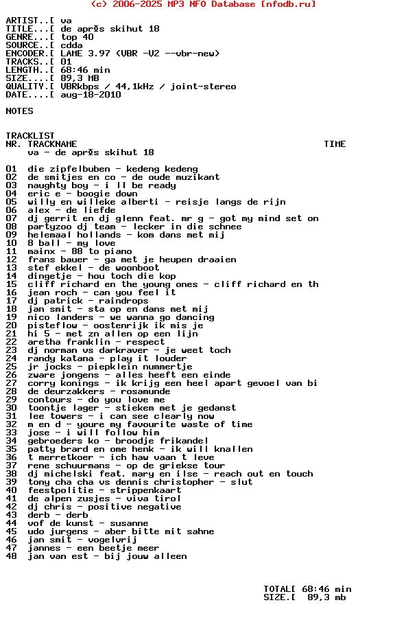 VA_-_De_Apres_Skihut_18-CD-2006