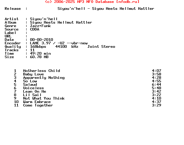Siyounhell-Siyou_Meets_Hellmut_Hattler-CD-2010