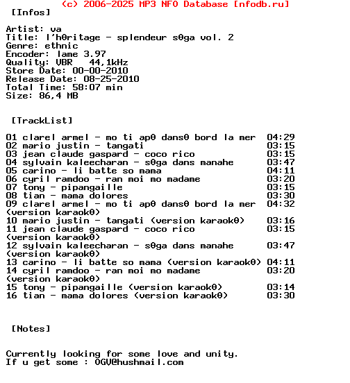 VA-Lheritage_-_Splendeur_Sega_Vol._2-FR-2010