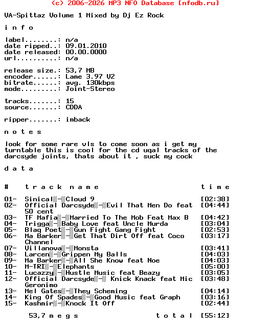 VA-Spittaz_Volume_1_Mixed_By_Dj_Ez_Rock-2009
