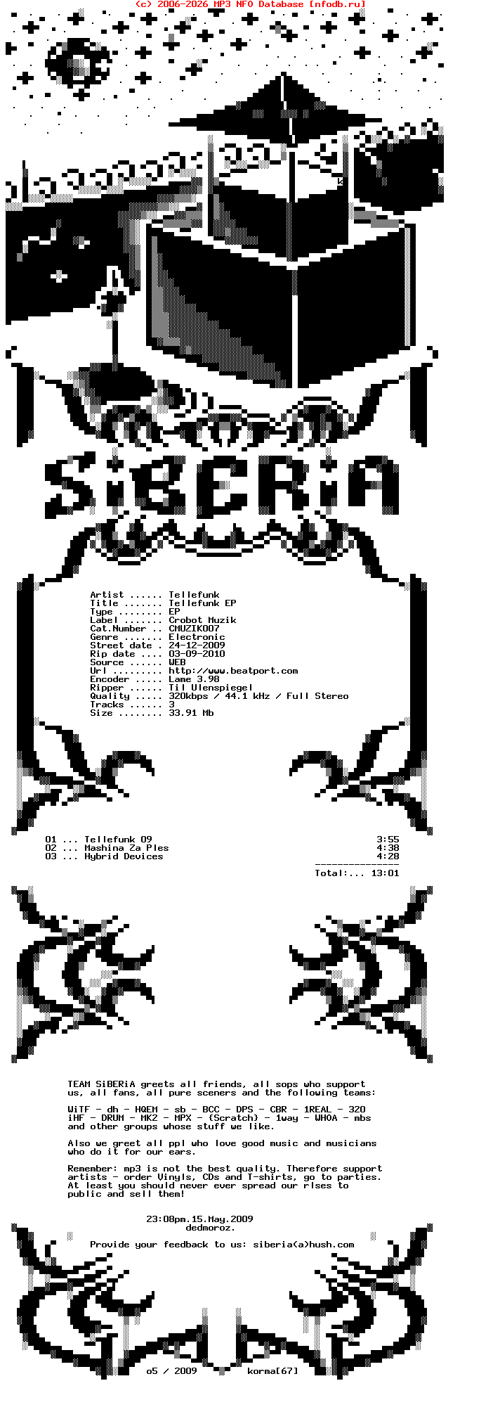Tellefunk--Tellefunk_Ep-(CMUZIK007)-WEB-2009-SiBERiA