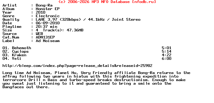 Bong-Ra-Monster_Ep-(ADN131EP)-WEB-2010-KOUALA_iNT