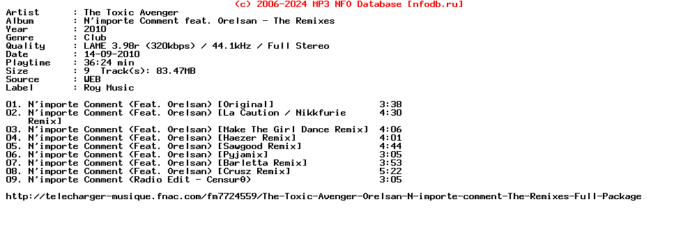 The_Toxic_Avenger-Nimporte_Comment_Feat._Orelsan_-_The_Remixes-WEB-FR-2010-KOUALA