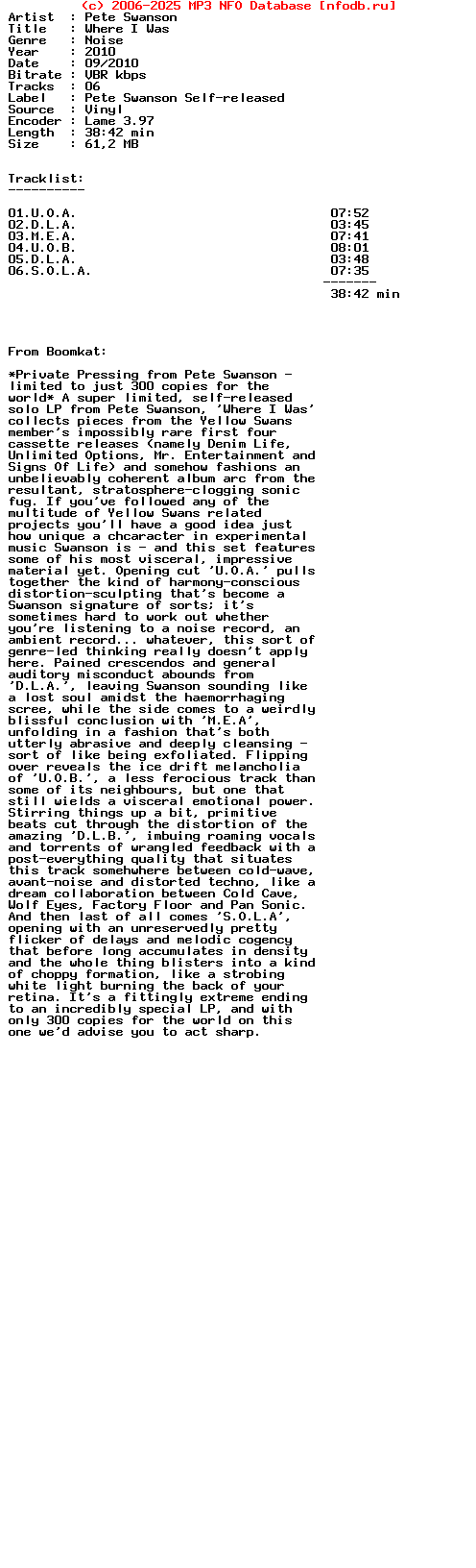 Pete_Swanson-Where_I_Was-Lp-2010