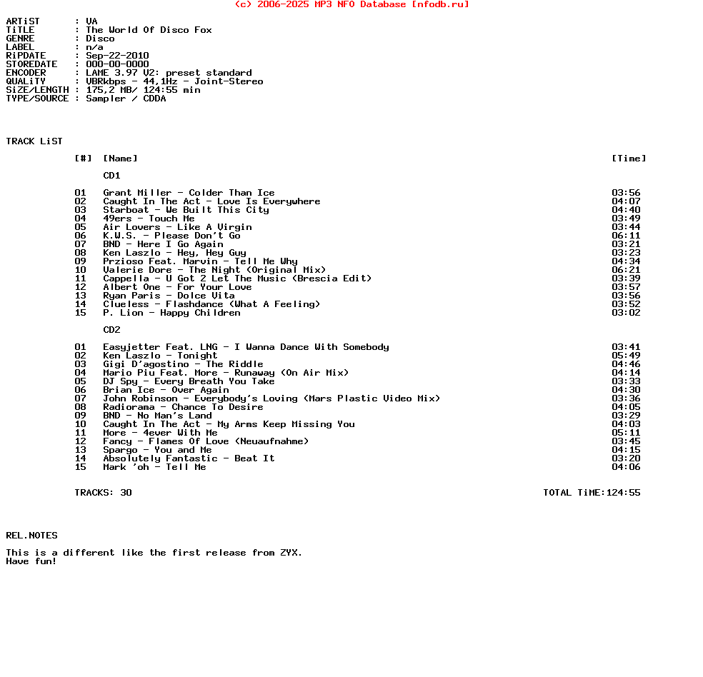 VA-The_World_Of_Disco_Fox-2CD-2010