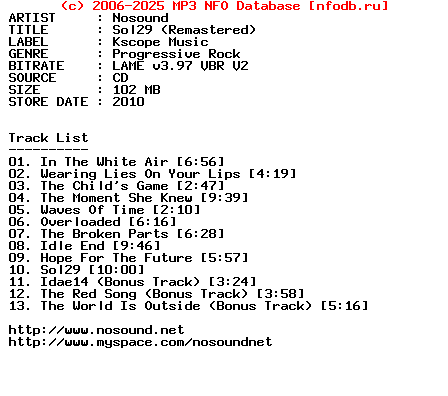 Nosound-Sol29-Remastered-2010