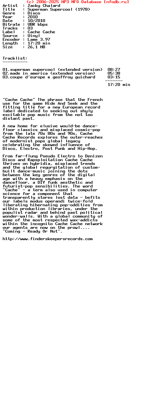 Jacky_Chalard-Superman_Supercool_(1978)-Vinyl-2010