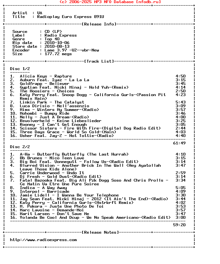 VA-Radioplay_Euro_Express_891U-2CD-2010