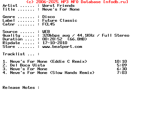 Worst_Friends-Neves_For_None-(FCL45)-WEB-2010