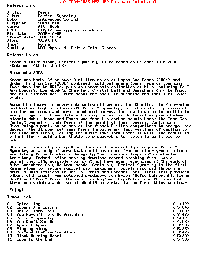 Keane-Perfect_Symmetry-2008