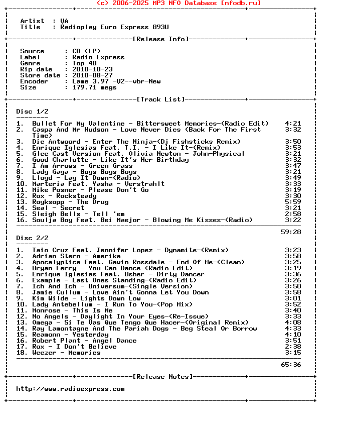 VA-Radioplay_Euro_Express_893U-2CD-2010