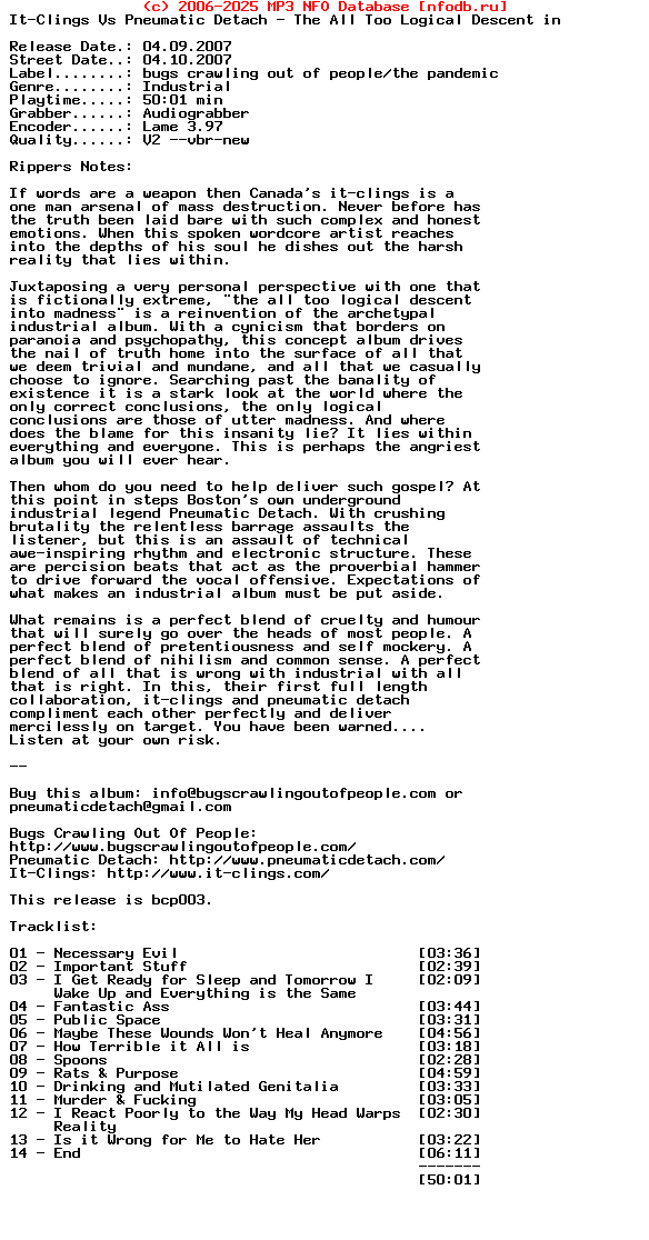 It-Clings_Vs_Pneumatic_Detach-The_All_Too_Logical_Descent_Into_Madness-2007