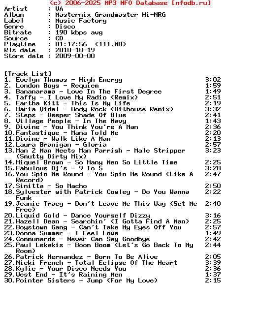 VA-Mastermix_Grandmaster_Hi-Nrg-2009