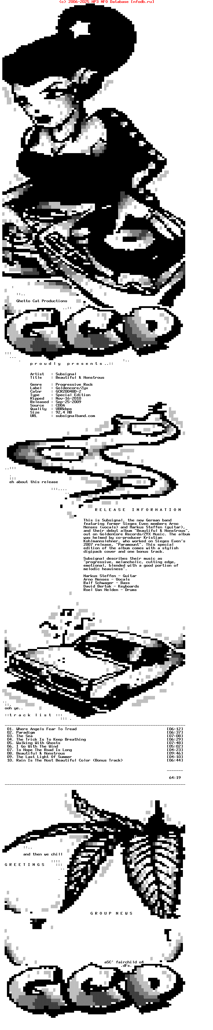 Subsignal-Beautiful_And_Monstrous-(SPECIAL_EDITION)-2009-GCP