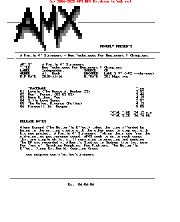 A_Family_Of_Strangers-New_Techniques_For_Beginners_And_Champions-(EP)-2010