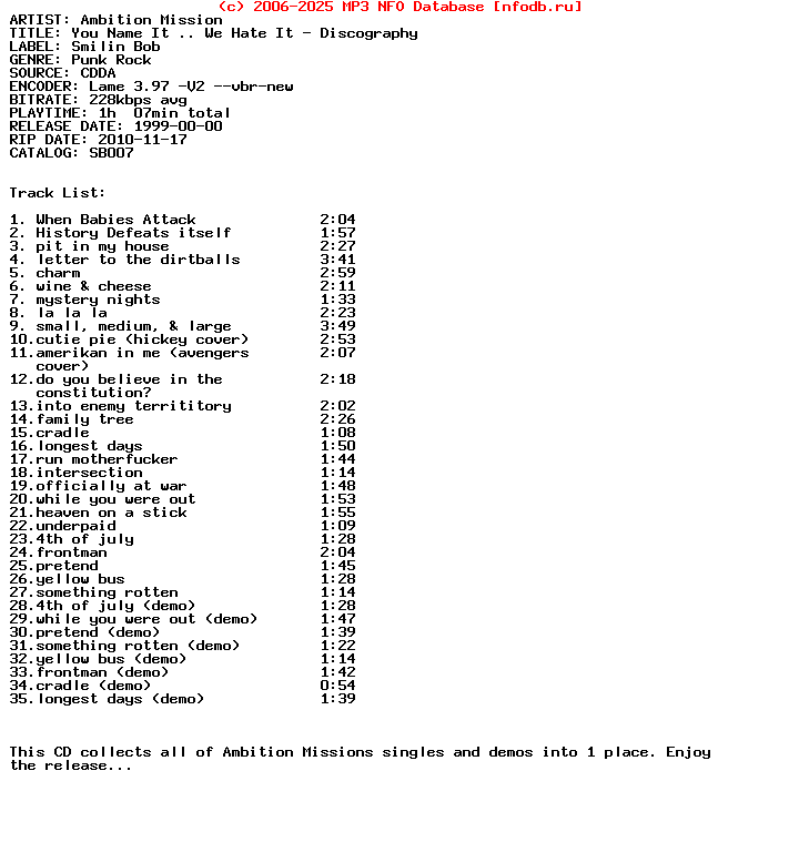 Ambition_Mission-You_Name_It_.._We_Hate_It-Discography-1999