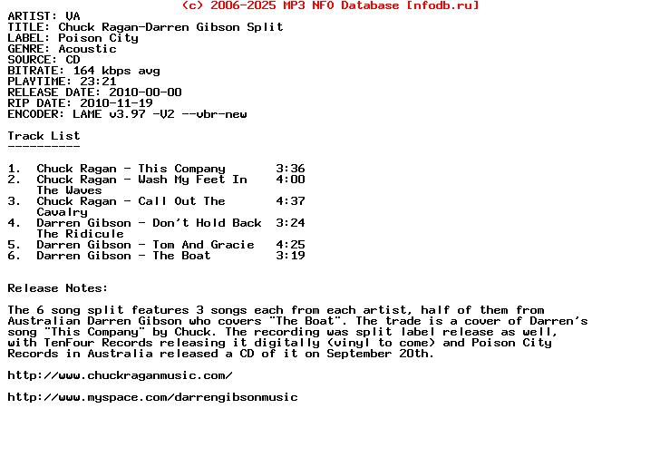 VA-Chuck_Ragan-Darren_Gibson_Split-2010