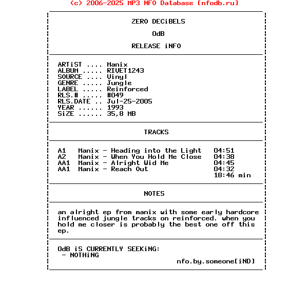 Manix-Heading_To_The_Light-Rivet1243-1993-0dB