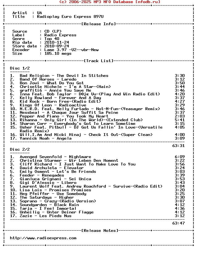 VA-Radioplay_Euro_Express_897U-2CD-2010