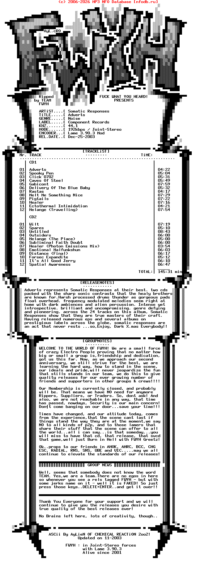 Somatic_Responses-Adverts-2CD-2003-FWYH