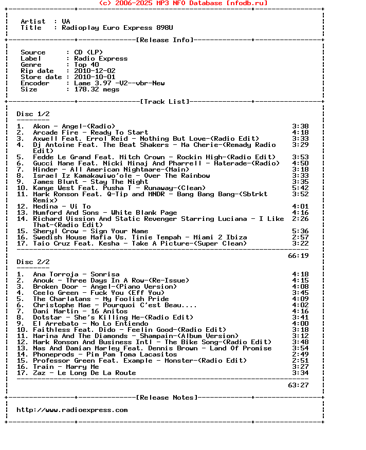 VA-Radioplay_Euro_Express_898U-2CD-2010