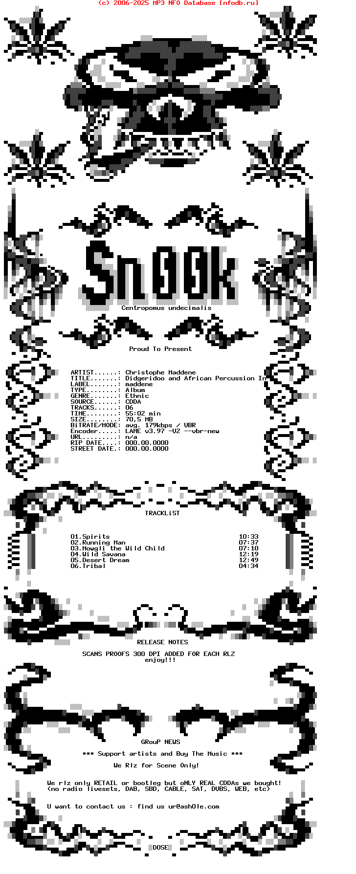 Christophe_Maddene-Didgeridoo_And_African_Percussion_Instruments-1998-SNOOK