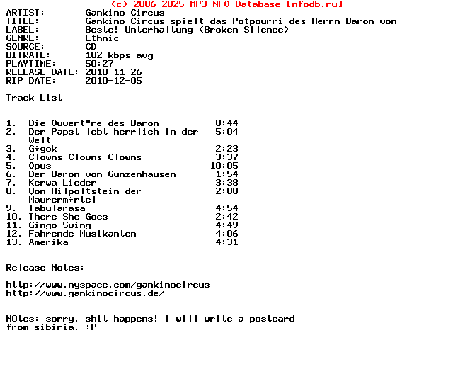Gankino_Circus-Gankino_Circus_Spielt_Das_Potpourri_Des_Herrn_Baron_Von_Gunzenhausen-DE-2010-Rerip