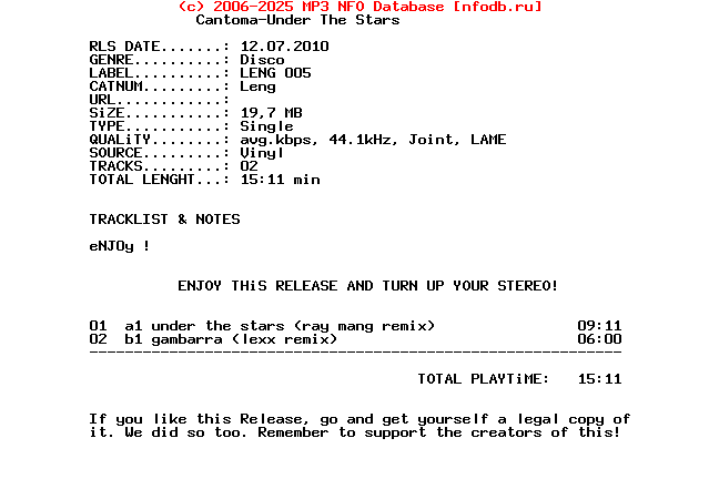 Cantoma-Under_The_Stars-(LENG005)-Vinyl-2010