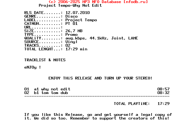 Project_Tempo-Why_Not_Edit-(PT01)-Promo_Vinyl-2010