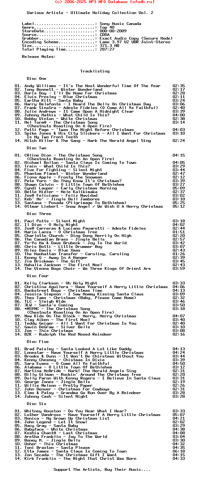 VA-Ultimate_Holiday_Collection_Vol._2-6CD-2009