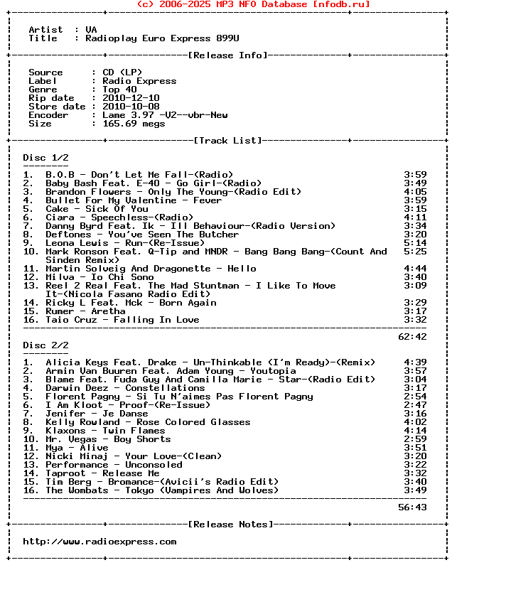 VA-Radioplay_Euro_Express_899U-2CD-2010