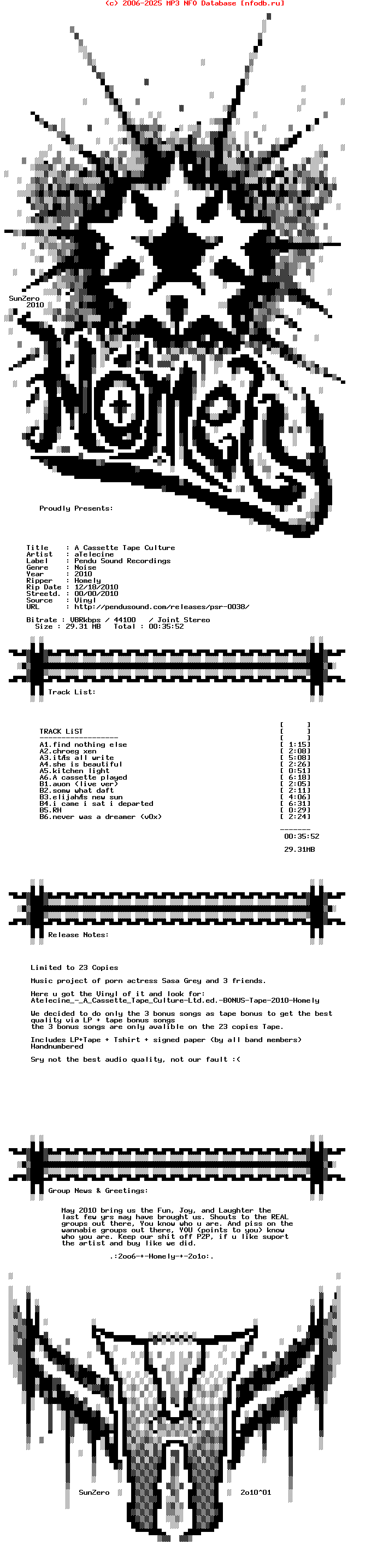 Atelecine_-_A_Cassette_Tape_Culture-Ltd.Ed.-Vinyl-2010-Homely