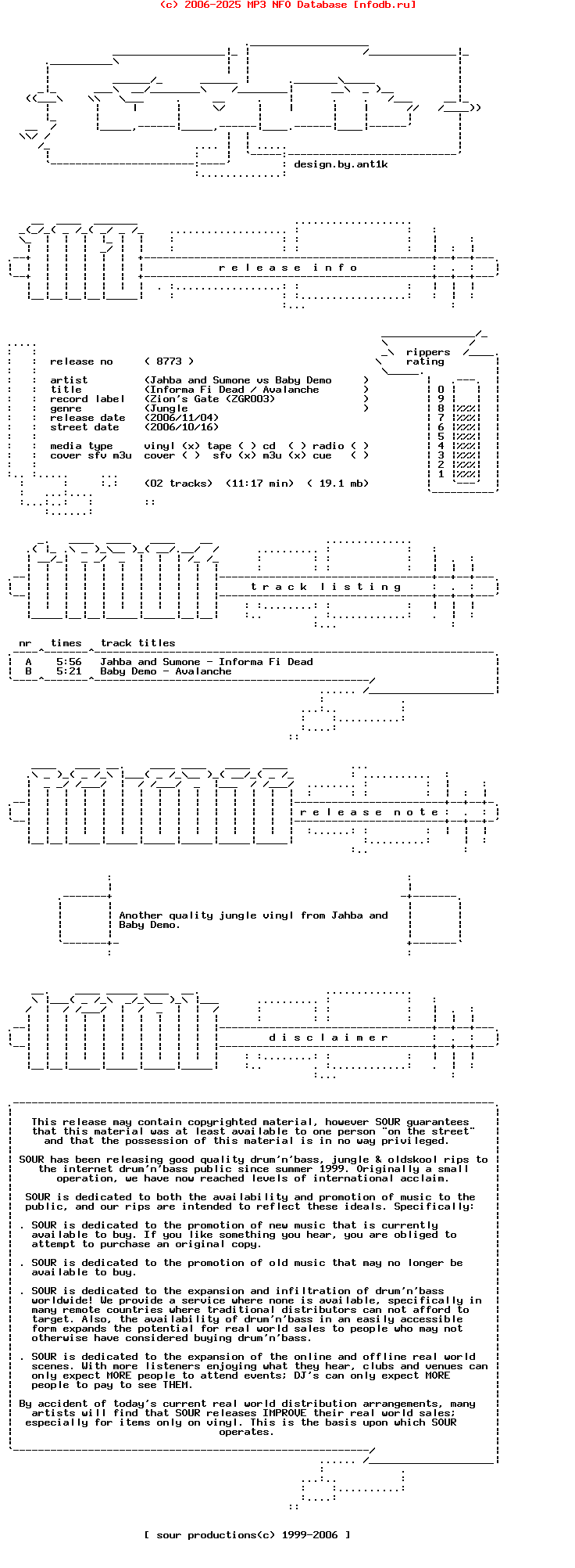 Zions_Gate-Jahba_And_Sumone_Vs_Baby_Demo-Zgr003-2006-sour