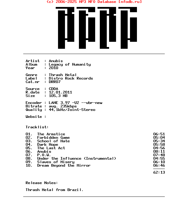 Anubis-Legacy_Of_Humanity-2010-BERC