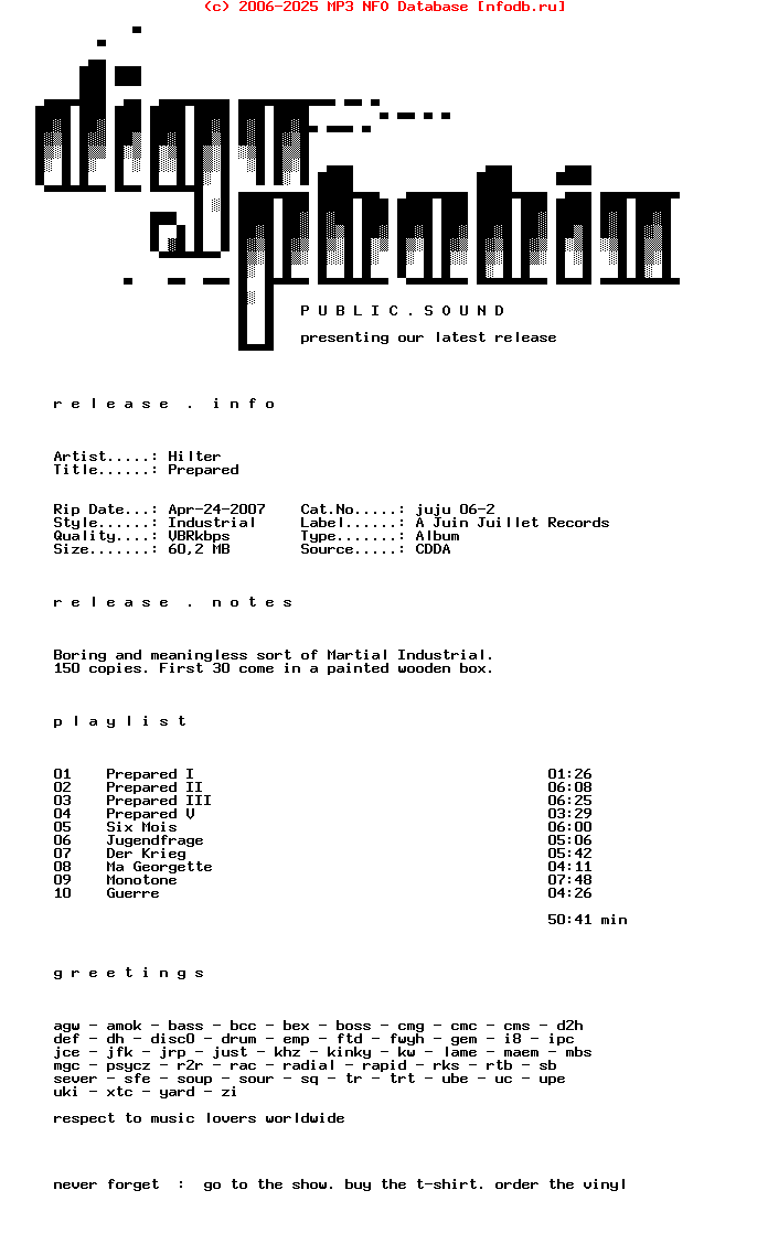 Hilter-Prepared-CDR-2006-DPS