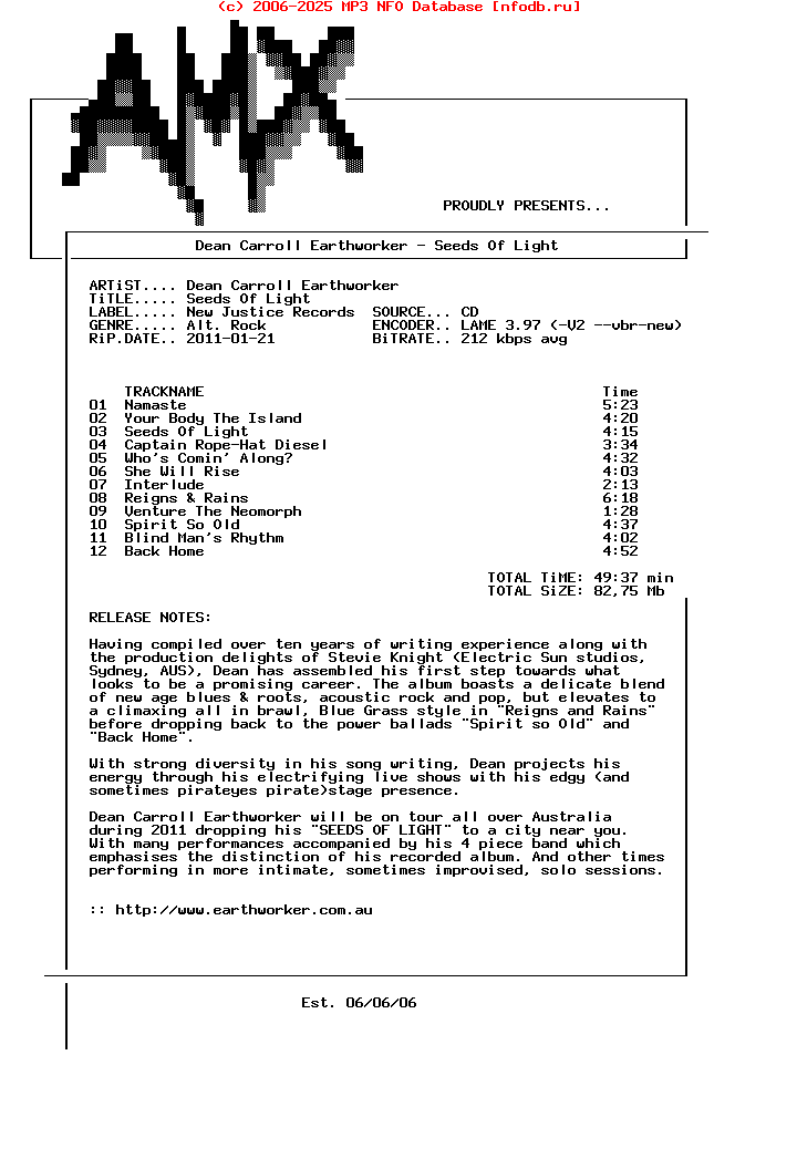 Dean_Carroll_Earthworker-Seeds_Of_Light-2011