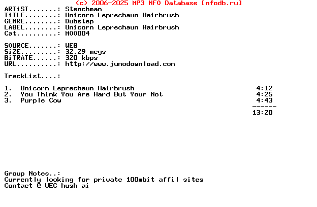 Stenchman-Unicorn_Leprechaun_Hairbrush-(WEB)-2011-Wec