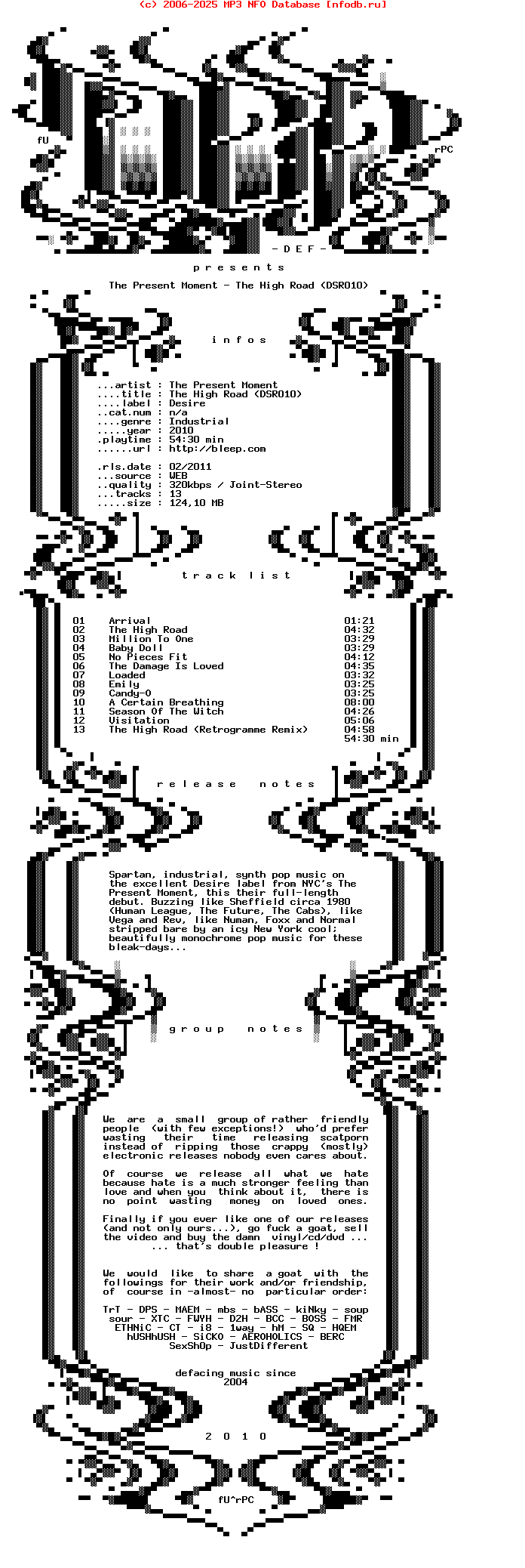 The_Present_Moment-The_High_Road-(DSR010)-WEB-2010-DEF