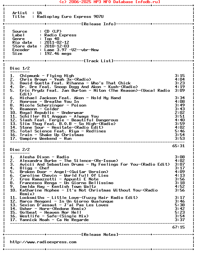 VA-Radioplay_Euro_Express_907U-2CD-2010