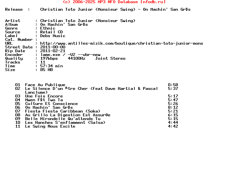 Christian_Toto_Junior_(MONSIEUR_SWING)-On_Machin_San_Gres-CD-FR-2011