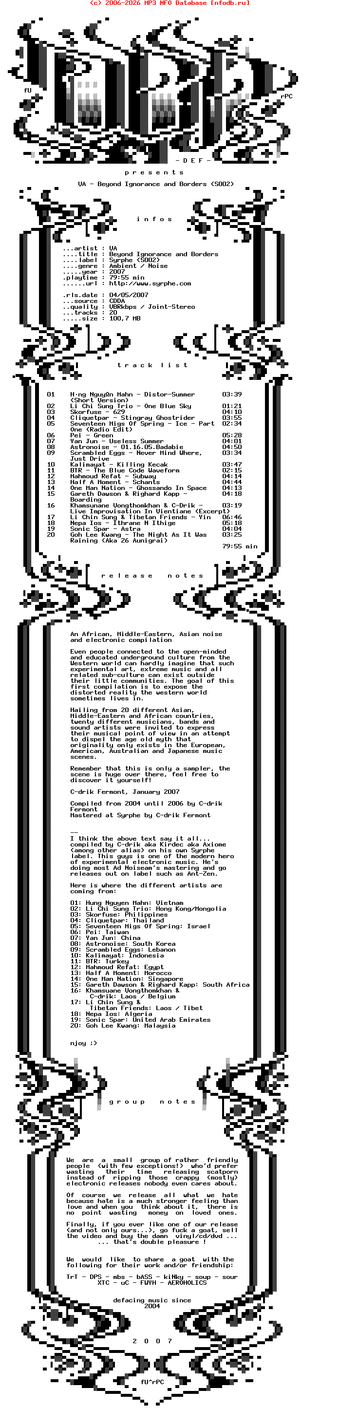 VA-Beyond_Ignorance_And_Borders-(S002)-2007-DEF